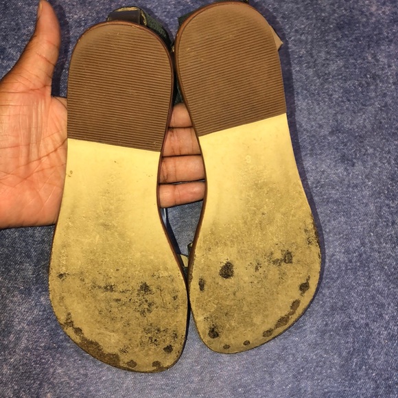 MATT BERNSON~KM Emboss Leather Gladiator Sandal~8 - Picture 5 of 8